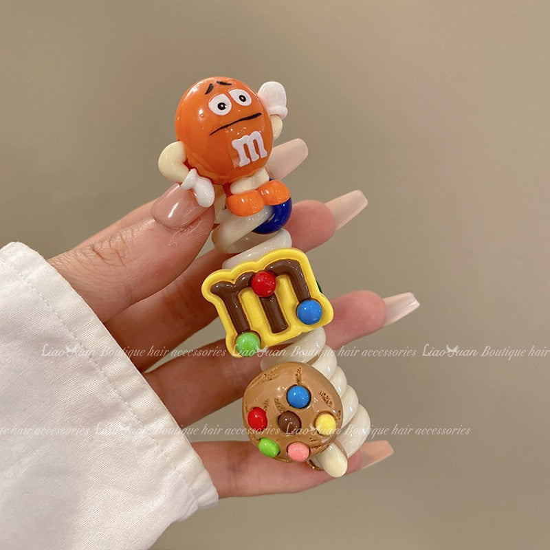 Wholesale Sweet Sunflower Bubble Braid Hair Artifact Ponytail High-end Telephone Line Hair Scrunchies